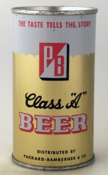 PB Class 'A' Beer Can