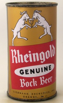 Rheingold Genuine Bock Beer Can