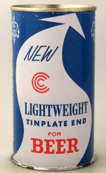 'Lightweight Tinplate End for Beer' Beer Can