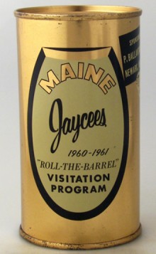 Ballantine Maine Jaycees Beer Can