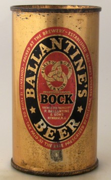 Ballantine's Bock Beer Can