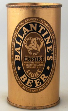 Ballantine's Export Beer Can