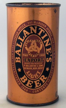 Ballantine's Export Beer Can