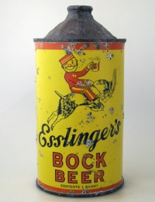 Esslinger's Bock Beer Can