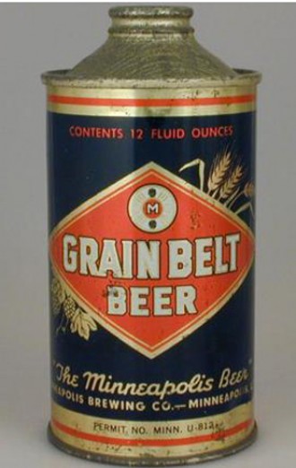 Unused 1950s MINNESOTA Minneapolis GRAIN BELT SPECIAL BEER 3.2% 12oz Label 