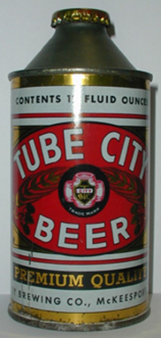 PENNSYLVANIA TUBE CITY BOCK BEER McKeesport IRTP Label with Goat 