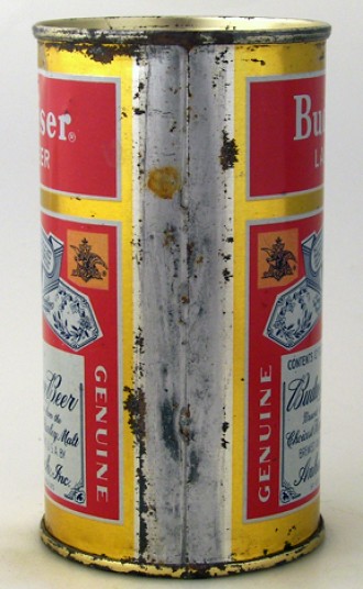 Budweiser Lager Beer Can from Anheuser-Busch, Inc.